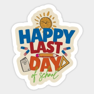 happy last day of school 2023 Sticker